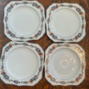 Vintage Steubenville floral plates